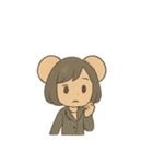 大きな耳の添乗員スタンプ（個別スタンプ：5）