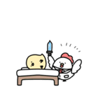 【闘病編】一匹狼のヒヨコ（個別スタンプ：2）