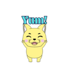 Lovely sticker cat（個別スタンプ：9）