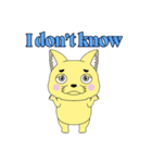 Lovely sticker cat（個別スタンプ：14）