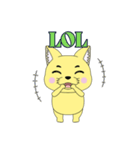 Lovely sticker cat（個別スタンプ：17）