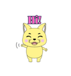 Lovely sticker cat（個別スタンプ：18）
