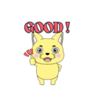 Lovely sticker cat（個別スタンプ：21）