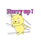Lovely sticker cat（個別スタンプ：36）