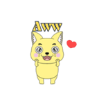 Lovely sticker cat（個別スタンプ：40）