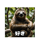 ゆるゆるナマケモノの気ままスタンプ（個別スタンプ：13）