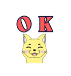 Lovely sticker cat(日本語版）（個別スタンプ：7）