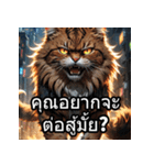 感情丸わかり！タイ語ネコの気持ちスタンプ（個別スタンプ：24）