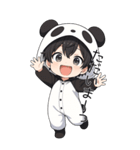 パンダ着ぐるみの男の子2（個別スタンプ：31）