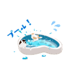 ジュウシマツ！夏に使えるスタンプ（個別スタンプ：5）
