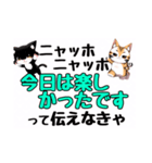 ニャッホニャッホで挨拶スタンプ（個別スタンプ：22）