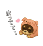 可愛い～ワンコたちだワン♪（個別スタンプ：5）