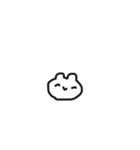 ゆるっとアニマルズ？くまうさちゃんver.（個別スタンプ：7）