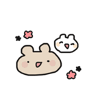 ゆるっとアニマルズ？くまうさちゃんver.（個別スタンプ：11）