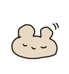ゆるっとアニマルズ？くまうさちゃんver.（個別スタンプ：24）