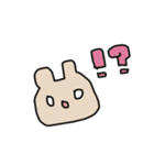 ゆるっとアニマルズ？くまうさちゃんver.（個別スタンプ：32）