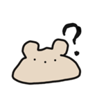 ゆるっとアニマルズ？くまうさちゃんver.（個別スタンプ：34）