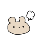 ゆるっとアニマルズ？くまうさちゃんver.（個別スタンプ：37）