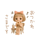 mottoの大人ぱっつんボブドール♡敬語（個別スタンプ：25）