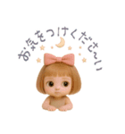 mottoの大人ぱっつんボブドール♡敬語（個別スタンプ：28）