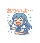 泣き虫あおちゃん 夏の感情スタンプ（個別スタンプ：2）