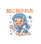 泣き虫あおちゃん 夏の感情スタンプ（個別スタンプ：11）