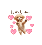 愛を伝えるトイプードル（個別スタンプ：7）