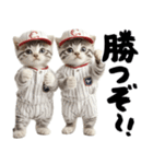 野球応援♡にゃんこ（個別スタンプ：5）