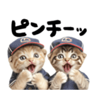 野球応援♡にゃんこ（個別スタンプ：7）
