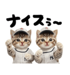 野球応援♡にゃんこ（個別スタンプ：9）
