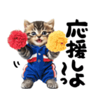野球応援♡にゃんこ（個別スタンプ：11）