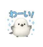 ふわもこシマエナガ*ホログラム仕様（個別スタンプ：31）