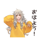 夜ふかし女子☆深夜ライブ（個別スタンプ：2）