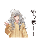 夜ふかし女子☆深夜ライブ（個別スタンプ：3）