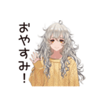 夜ふかし女子☆深夜ライブ（個別スタンプ：8）
