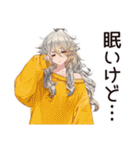 夜ふかし女子☆深夜ライブ（個別スタンプ：10）