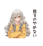 夜ふかし女子☆深夜ライブ（個別スタンプ：24）