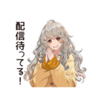 夜ふかし女子☆深夜ライブ（個別スタンプ：32）