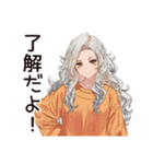夜ふかし女子☆深夜ライブ（個別スタンプ：39）