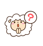 まるい羊【太字】（個別スタンプ：20）