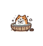 お風呂猫 OK,（個別スタンプ：12）