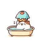 お風呂猫 OK,（個別スタンプ：32）