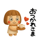 ず～っと使える♡かわいい女の子のスタンプ（個別スタンプ：6）