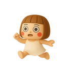 ず～っと使える♡かわいい女の子のスタンプ（個別スタンプ：28）