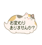 もふネコ吹き出し 優しい毎日（個別スタンプ：38）