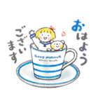 はるちゃんとふうくん「やさしい夏」（個別スタンプ：3）