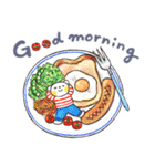 はるちゃんとふうくん「やさしい夏」（個別スタンプ：4）