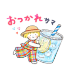 はるちゃんとふうくん「やさしい夏」（個別スタンプ：17）