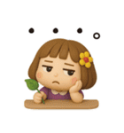 はな子✿3Dちびドールver.（梅雨〜夏）（個別スタンプ：20）