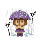 はな子✿3Dちびドールver.（梅雨〜夏）（個別スタンプ：38）